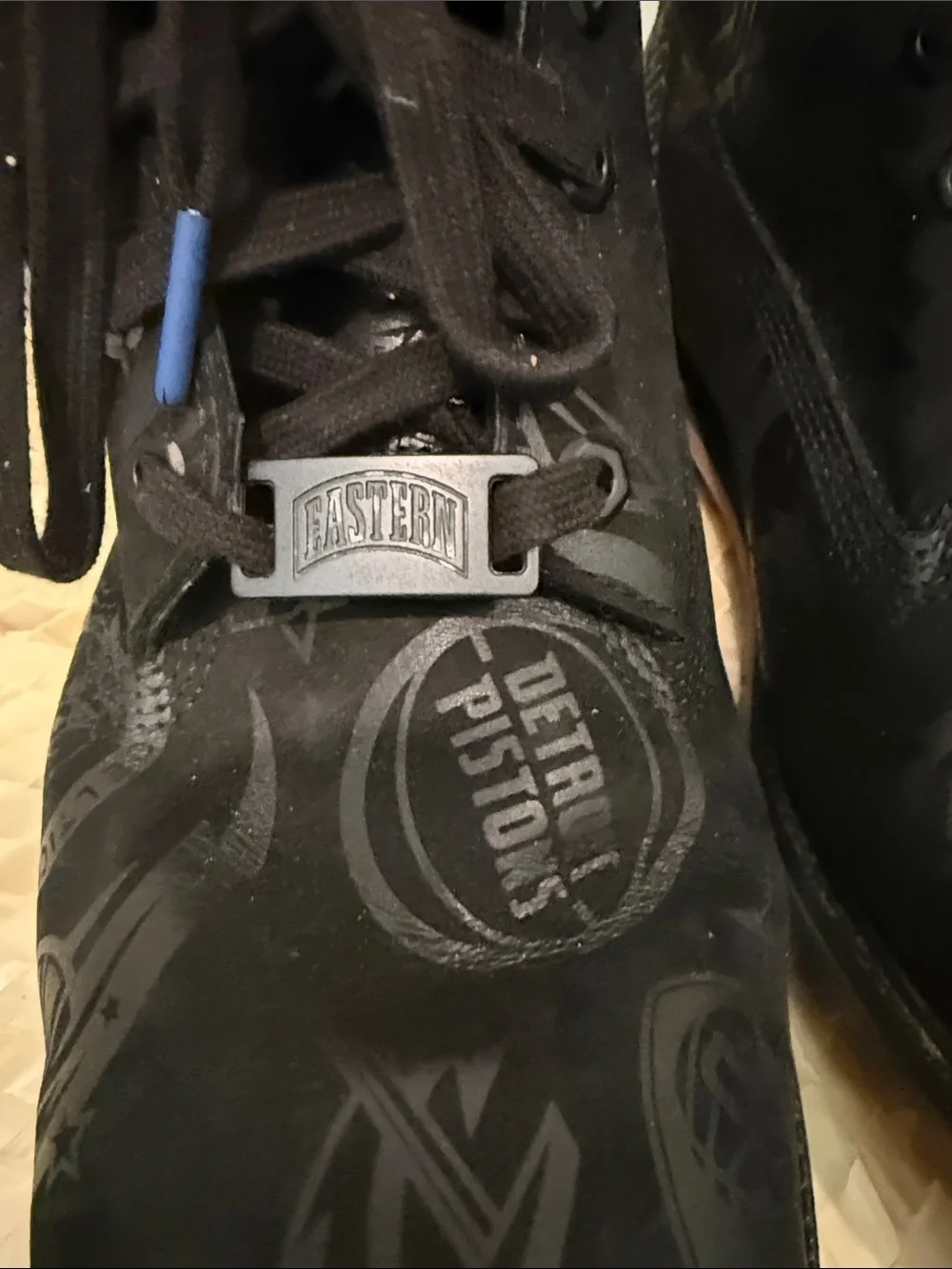 Timberland Black NBA Logo and teams Graphic Lace-Up Boot size 12 M